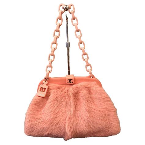 chanel pink fur bag|matilda djerf pink chanel bag.